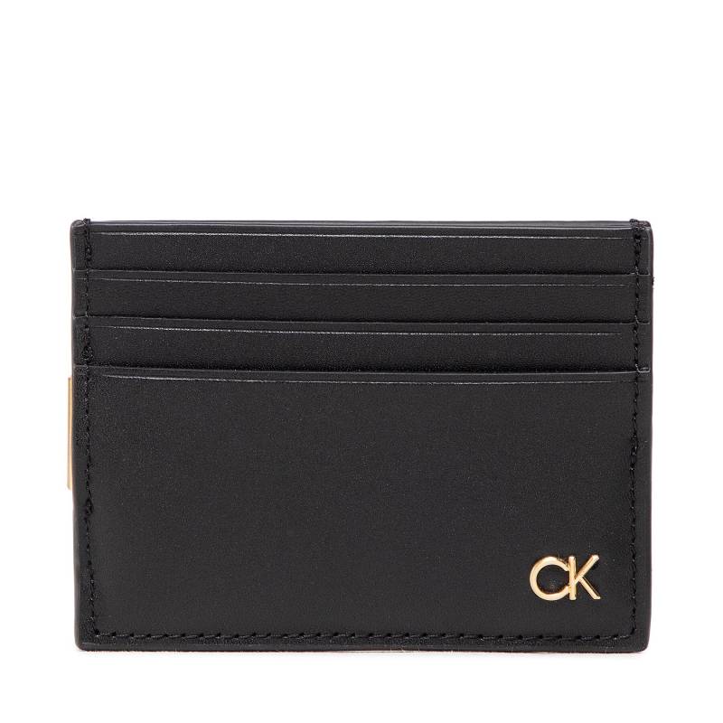 Kreditkartenetui Calvin Klein Ck Icon Cc Holder W/Clip K50K509625 BLK von Calvin Klein