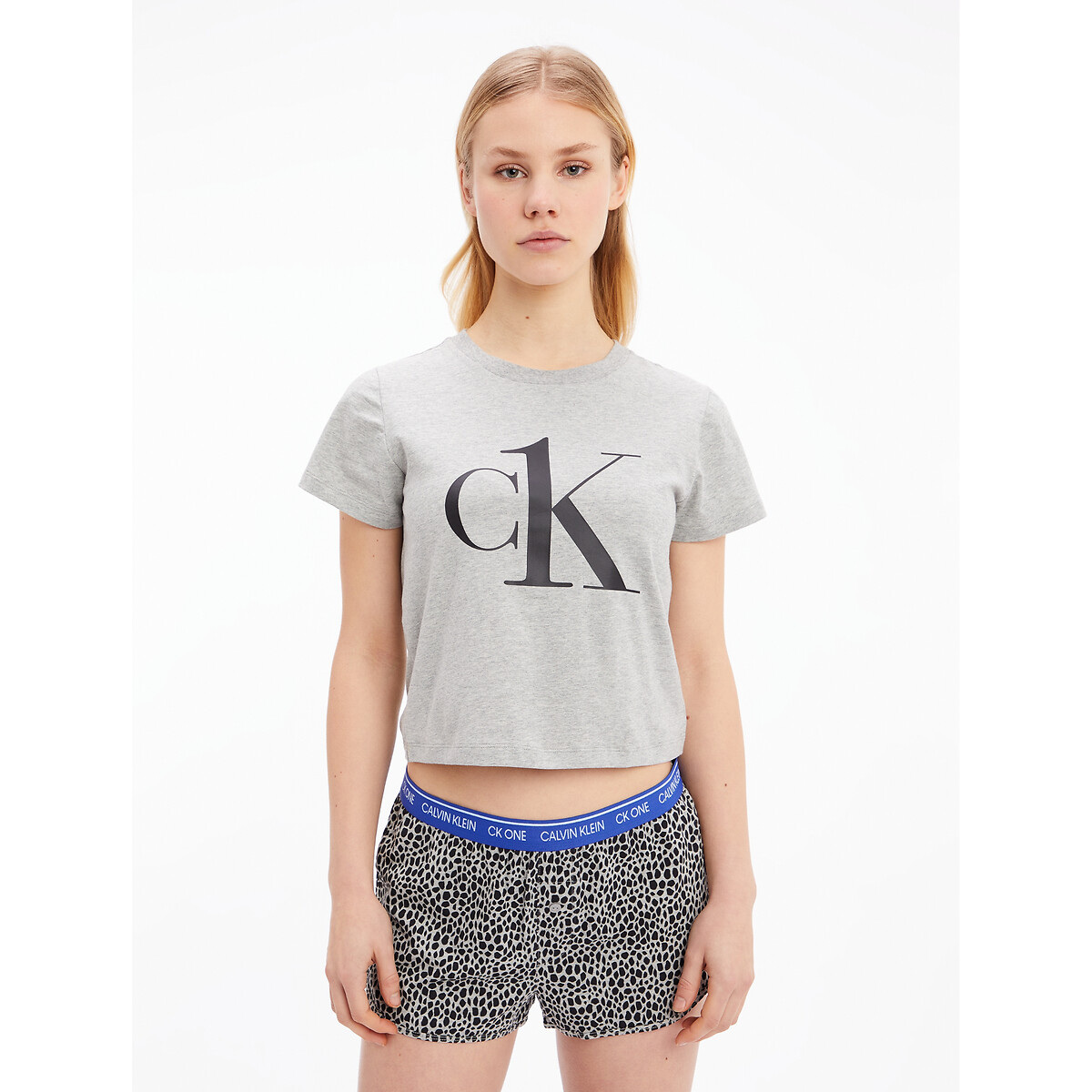 Kurzpyjama aus Baumwolle von Calvin Klein Underwear