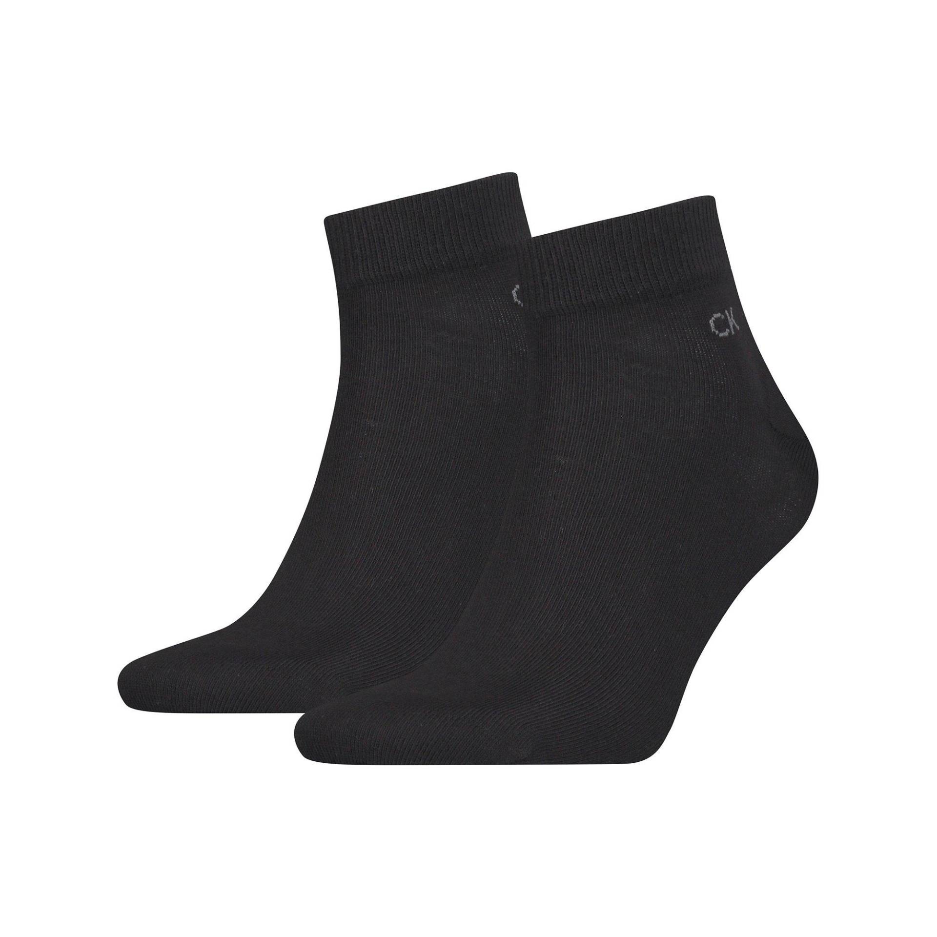 Duopack, Sneaker Socken Herren Black 39-42 von Calvin Klein