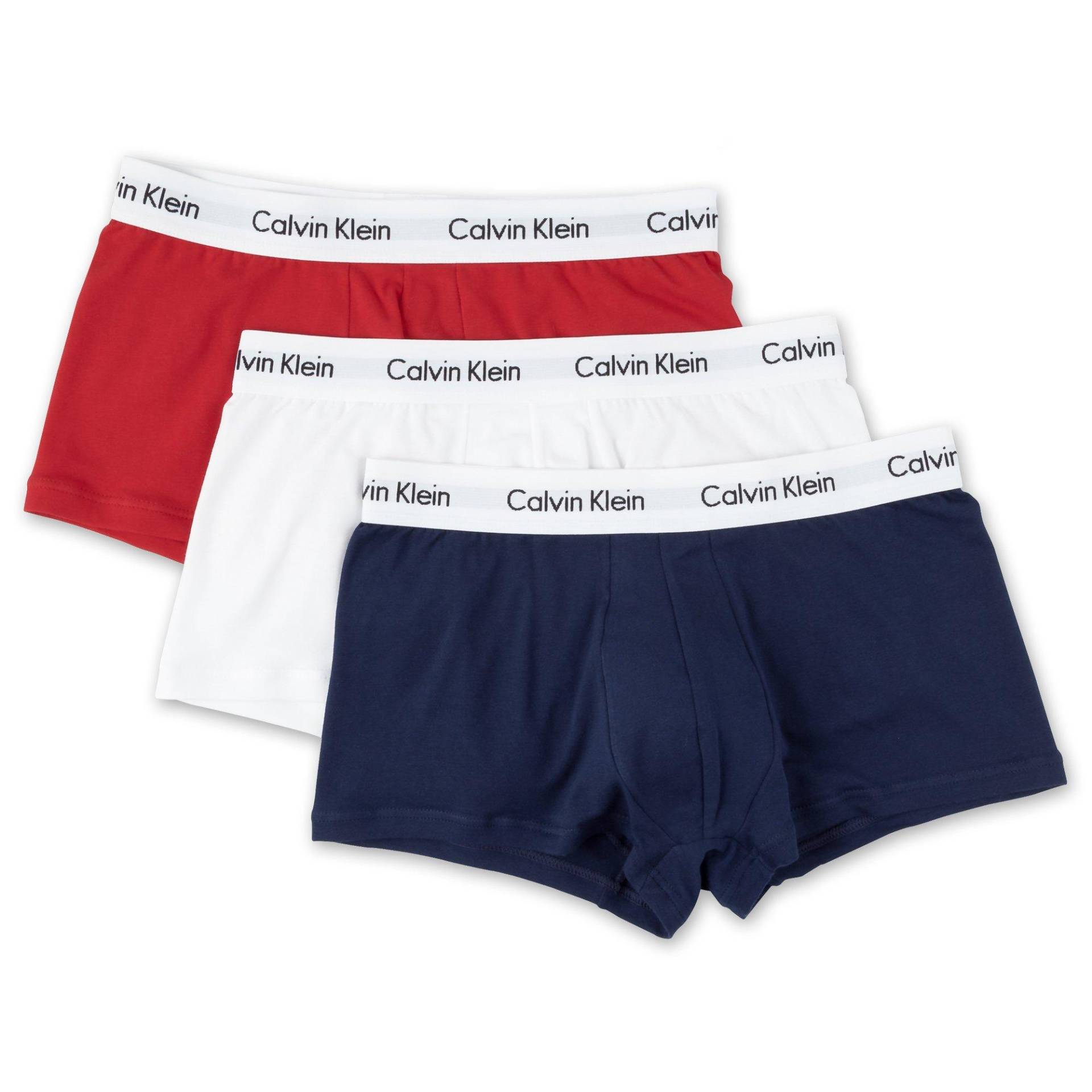 Triopack, Pantys Herren Rot M von Calvin Klein