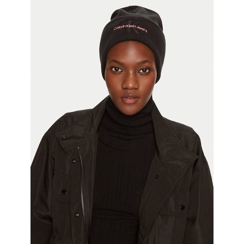 Mütze Calvin Klein Mono Logo Embro K60K612668 Schwarz von Calvin Klein