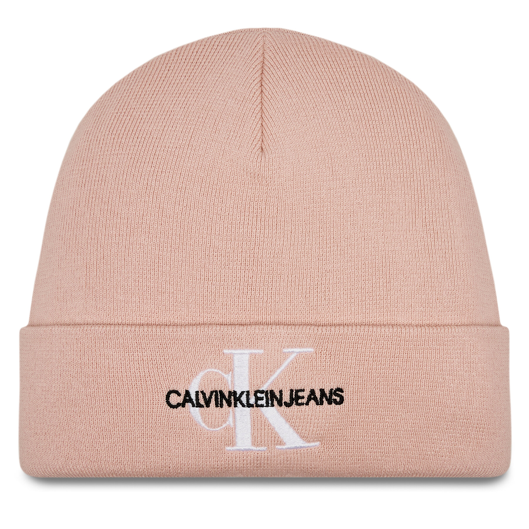 Mütze Calvin Klein Monologo Embro Beanie K60K611254 Rosa von Calvin Klein