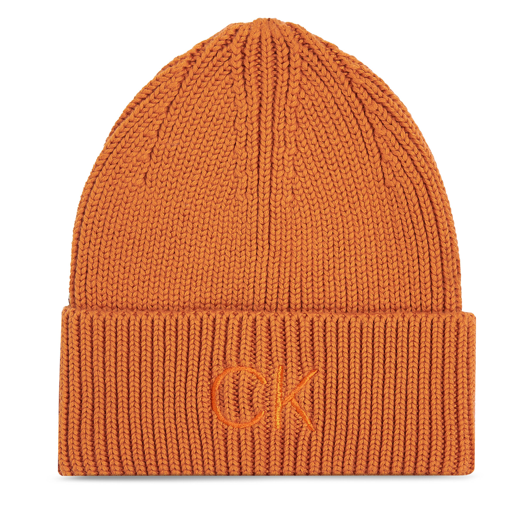 Mütze Calvin Klein Re-Lock Beanie W/Emb K60K608660 Autumn Leaf GAP von Calvin Klein