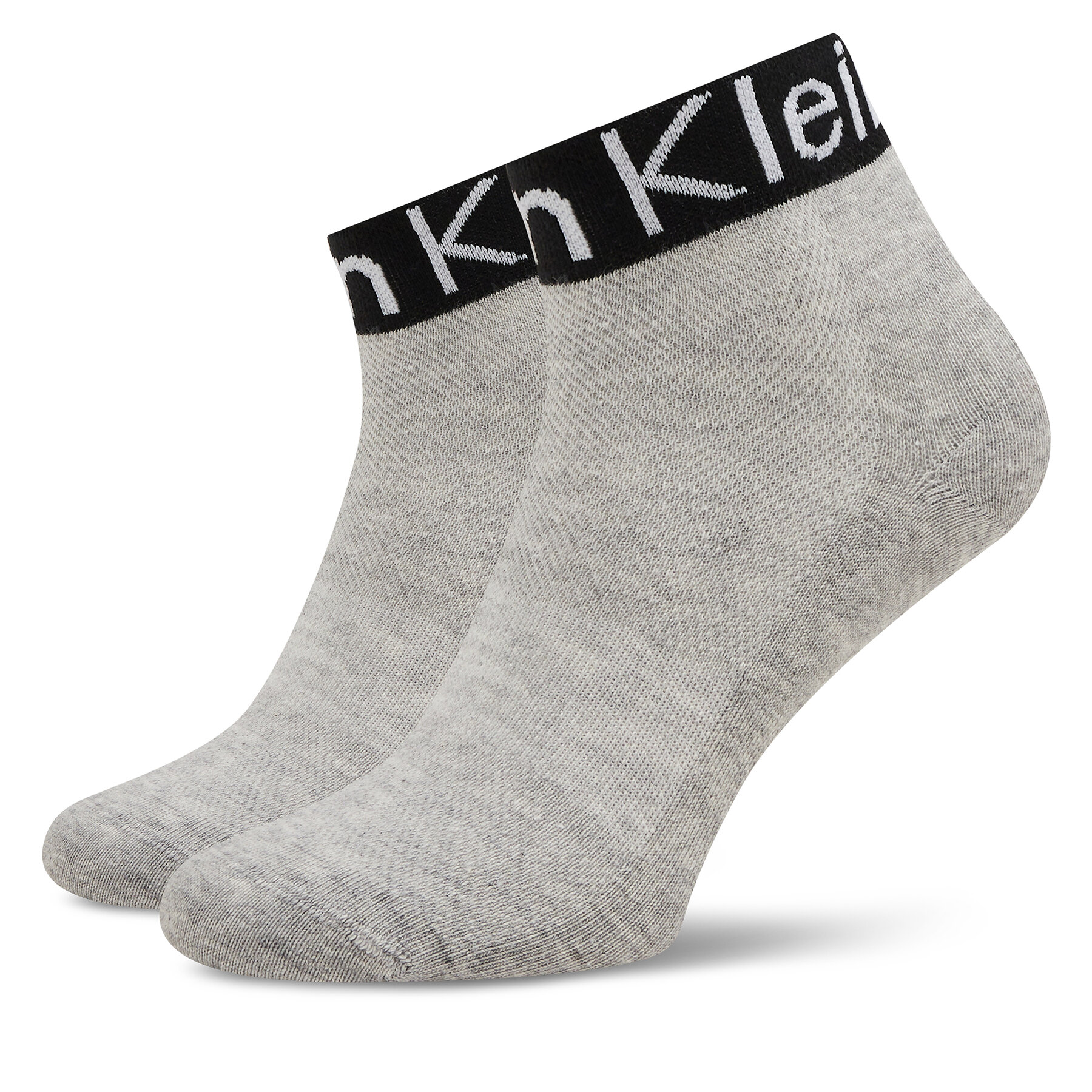 Niedrige Damensocken Calvin Klein 701218785 Light Grey Melange 003 von Calvin Klein