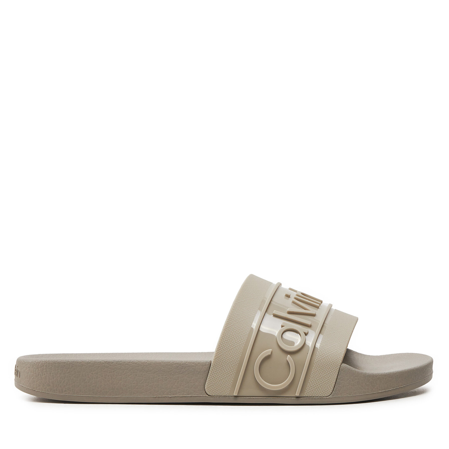 Pantoletten Calvin Klein Slide Tpu Saffiano HW0HW02107 Écru Pantoletten Calvin Klein Slide Tpu Saffiano HW0HW02107 Écru von Calvin Klein