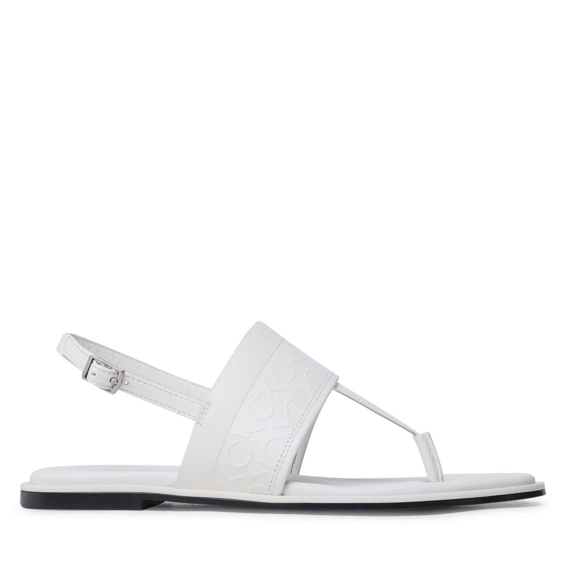 Sandalen Calvin Klein Almond Tp Sandal HW0HW01536 Marshmallow Mono 0LI von Calvin Klein