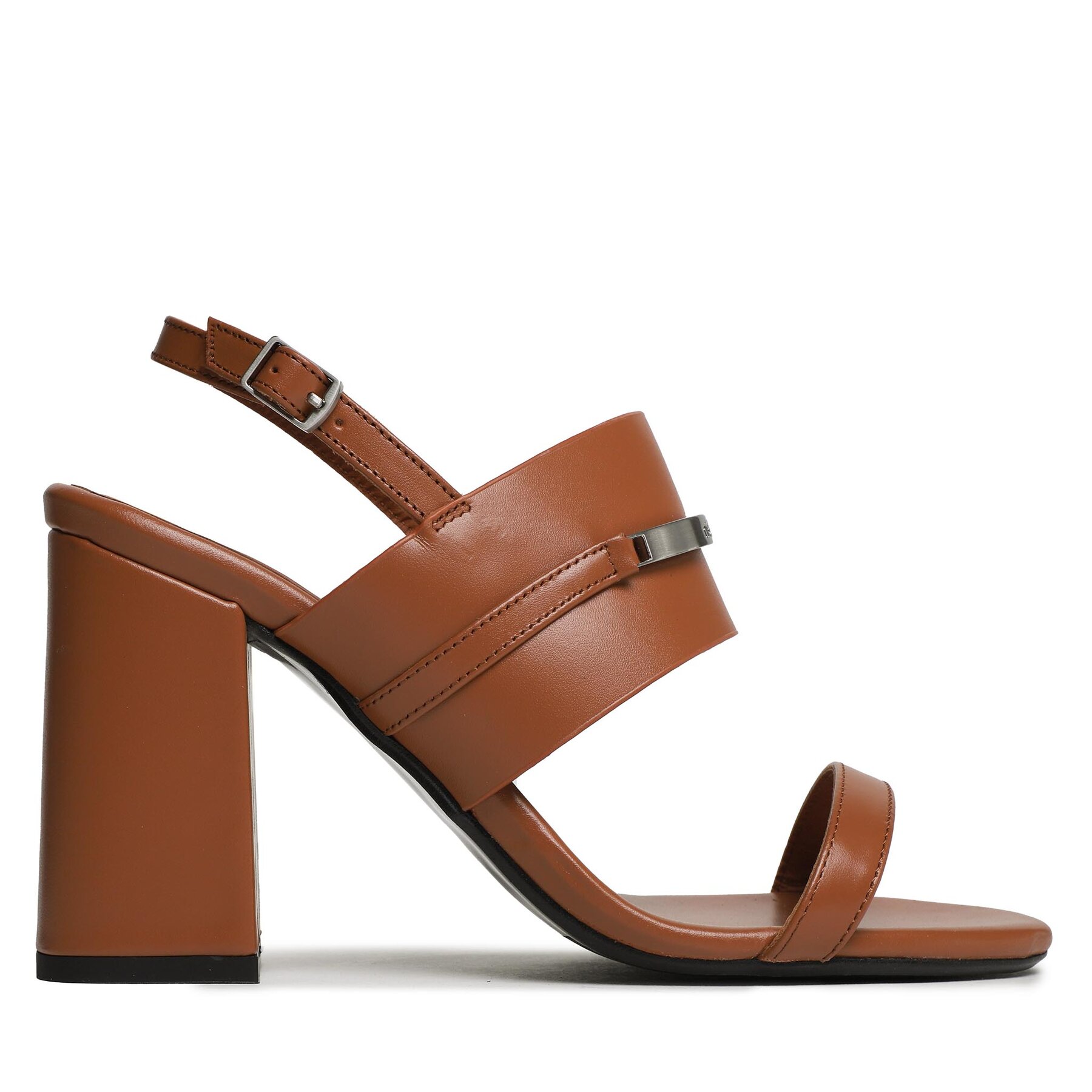 Sandalen Calvin Klein Block Hl Sandal HW0HW01612 Cognac GP4 von Calvin Klein