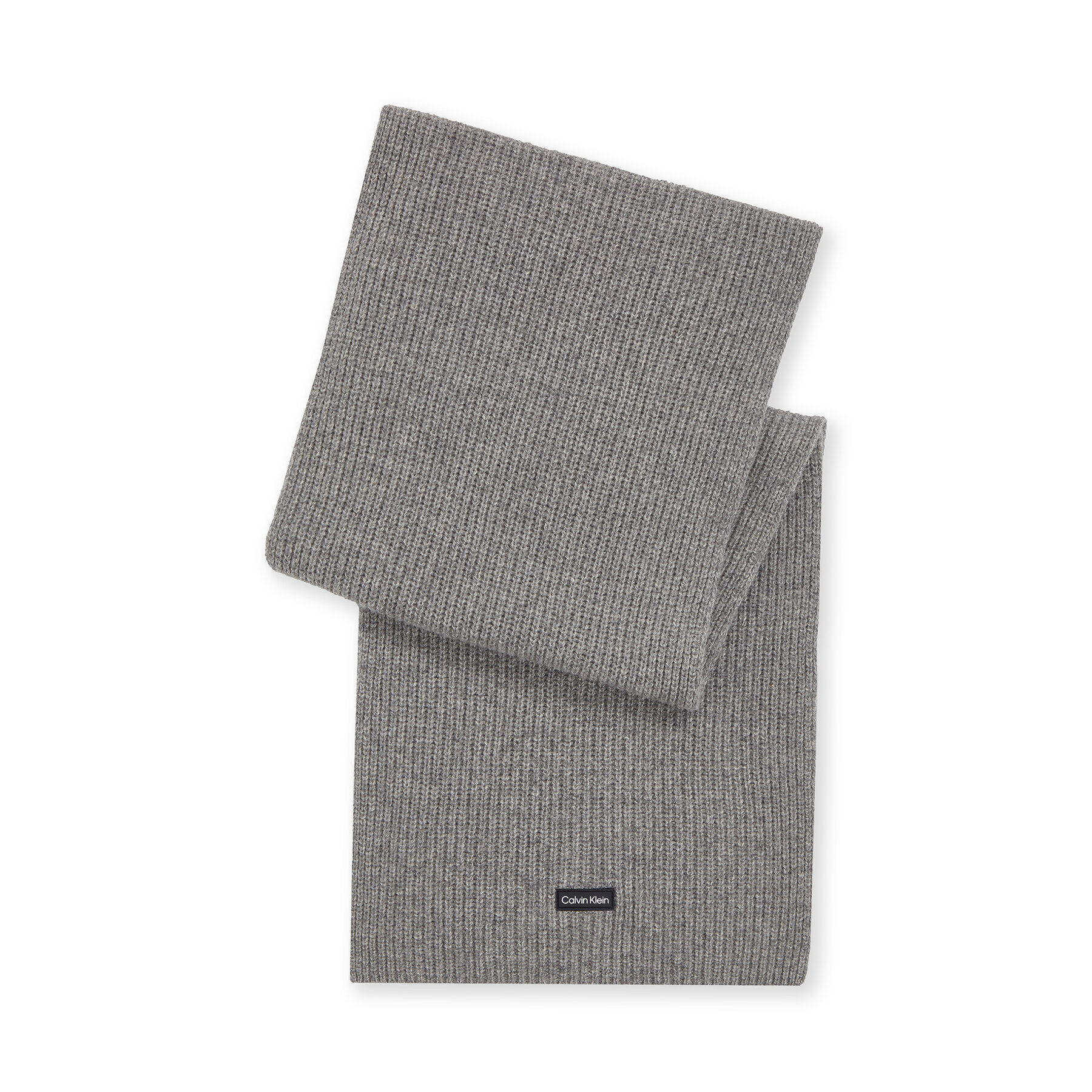 Schal Calvin Klein Daddy Wool Knit Scarf K50K510995 Ghost Gray PCD von Calvin Klein