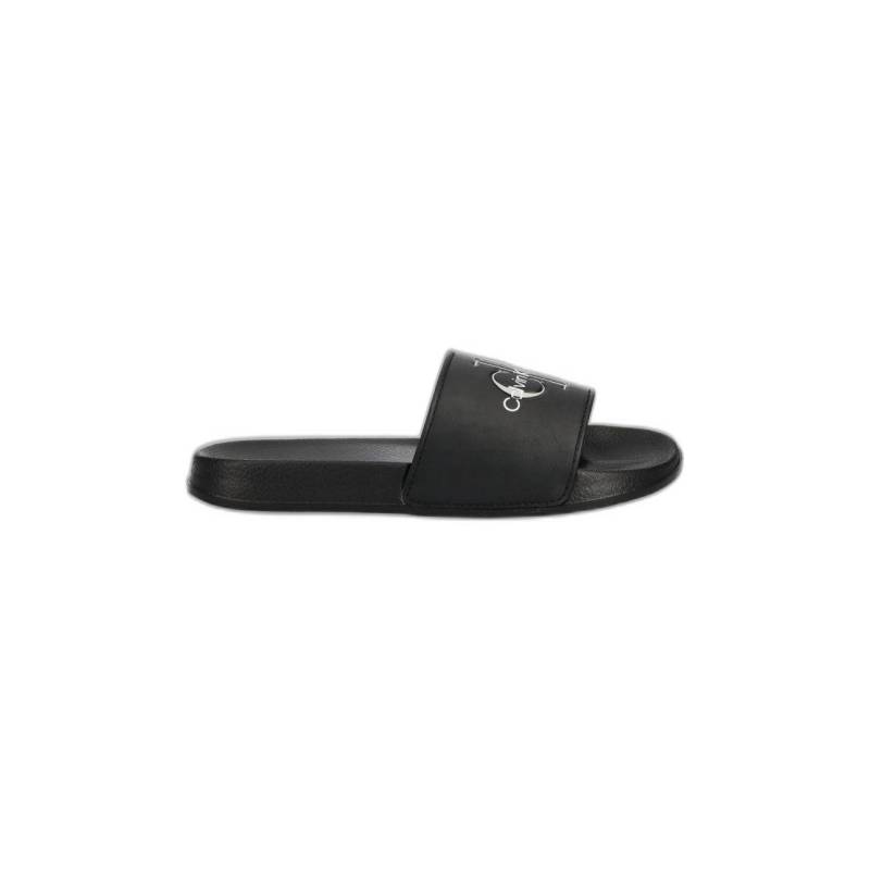 Slides Für Kinder Logo Print Black Unisex  31 von Calvin Klein