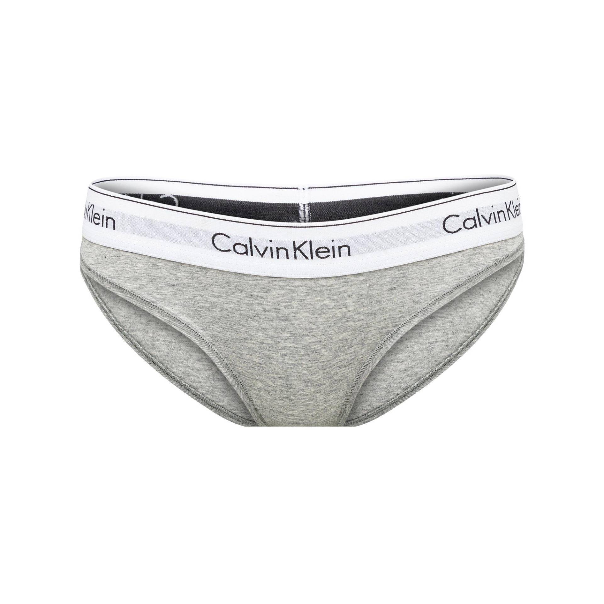 Slip,baumwolle Damen Grau M von Calvin Klein