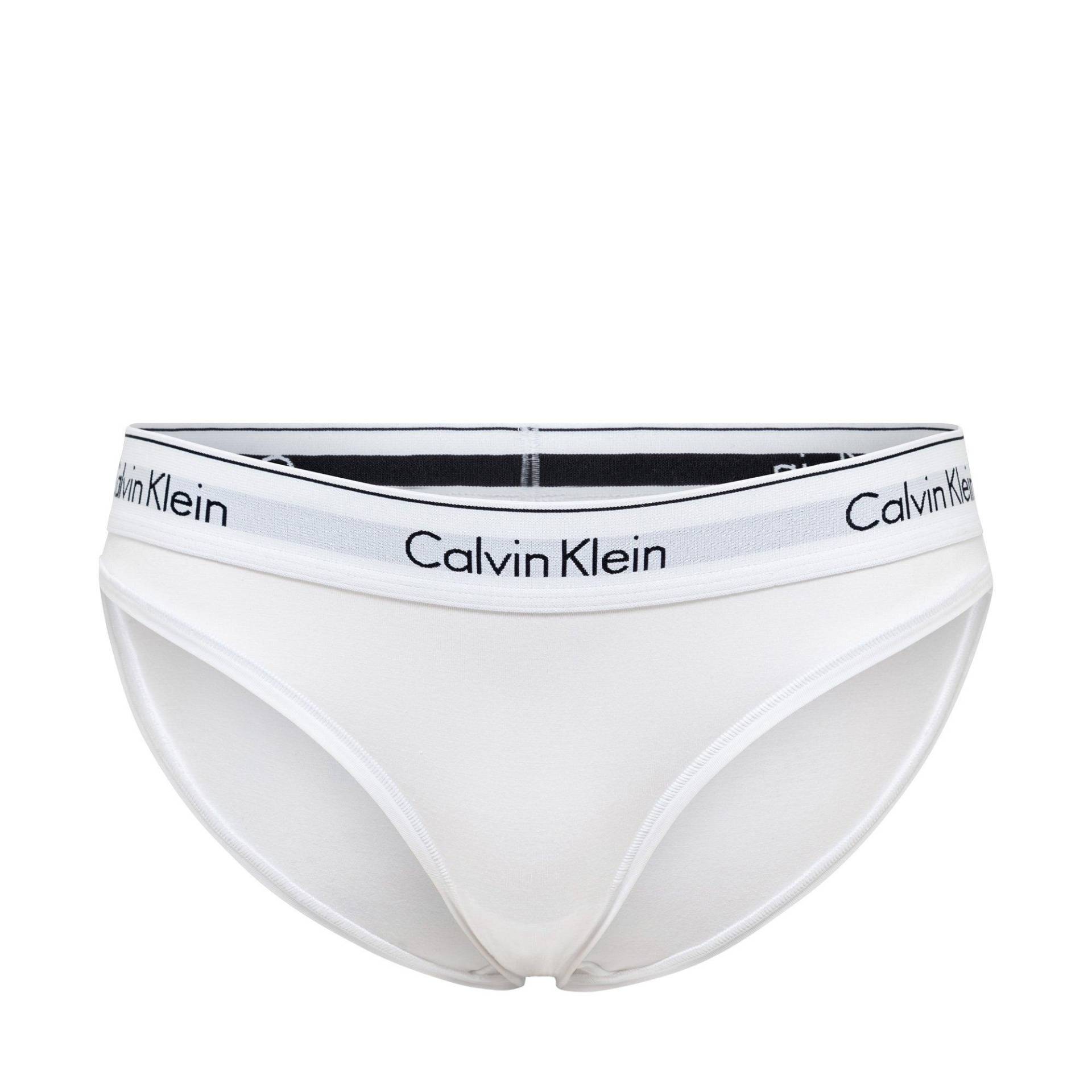 Slip,baumwolle Damen Weiss XL von Calvin Klein