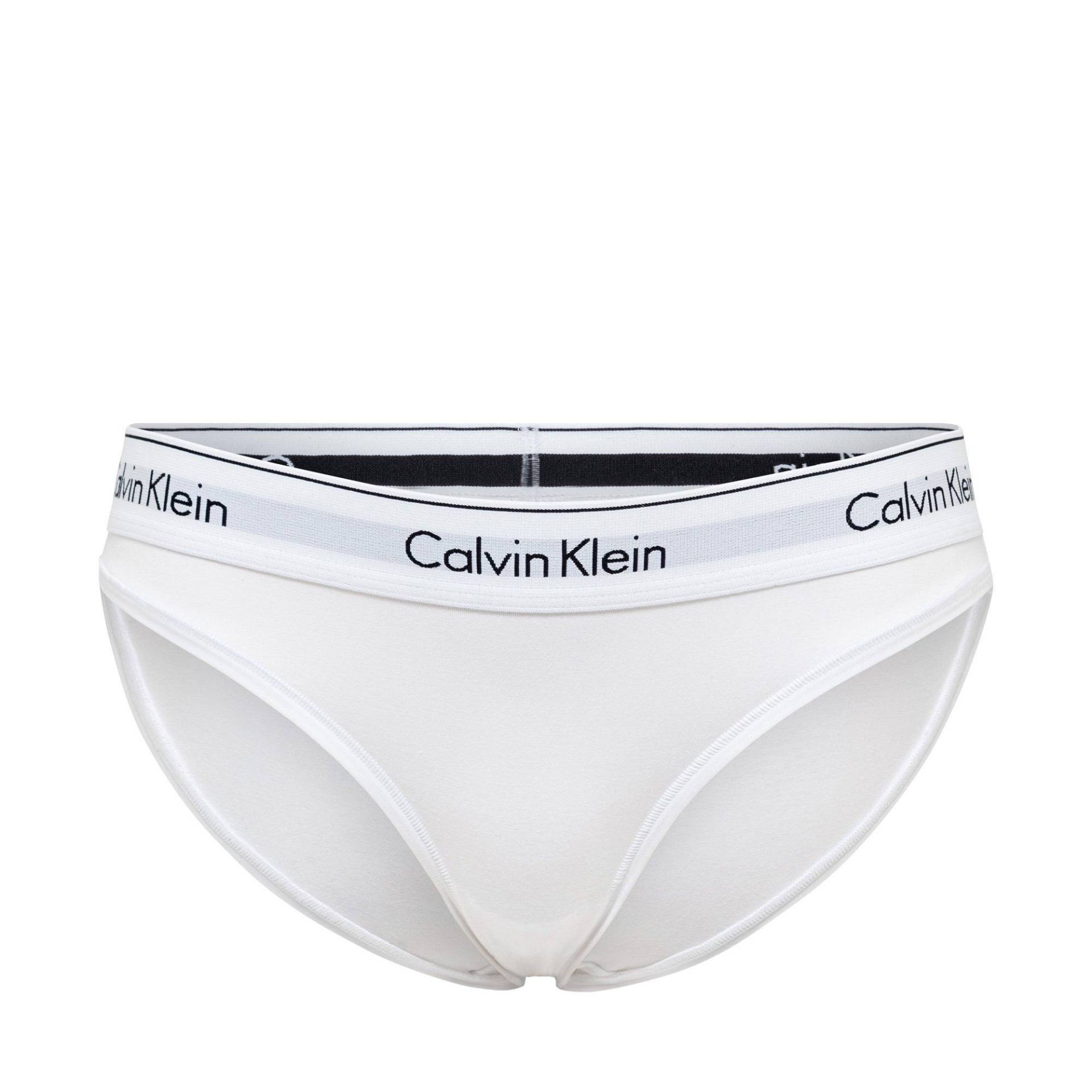 Slip,baumwolle Damen Weiss XS von Calvin Klein