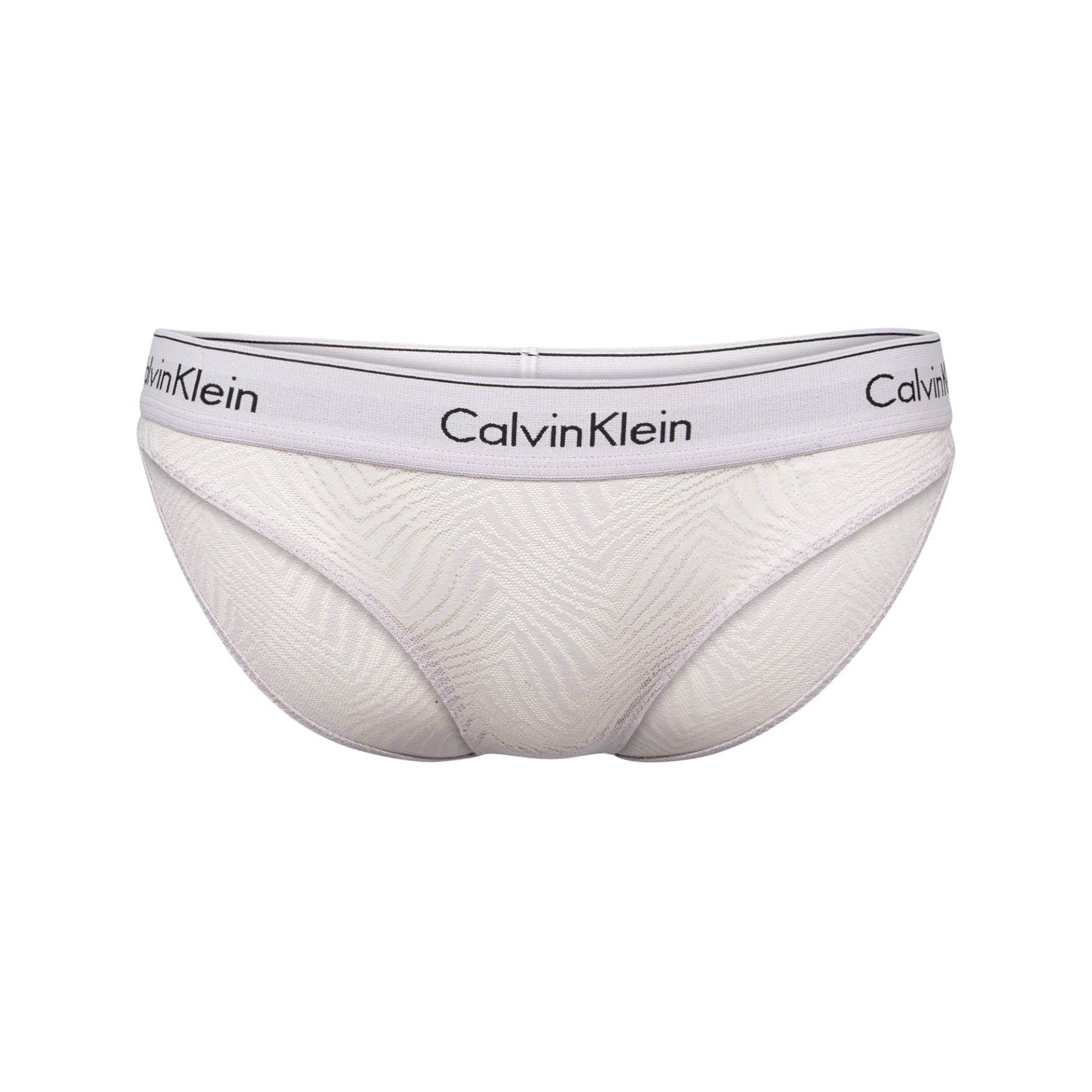 Slip Damen Violett L von Calvin Klein