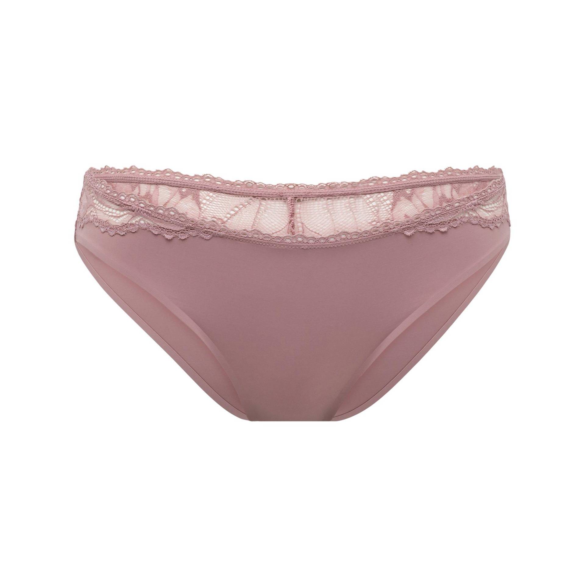 Slip Mit Spitze Damen Rosa L von Calvin Klein