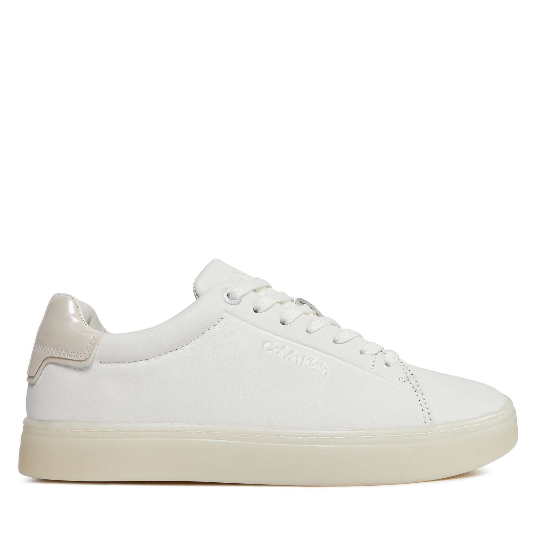 Sneakers Calvin Klein Cupsole Lace Up Pearl HW0HW01897 White YBR von Calvin Klein