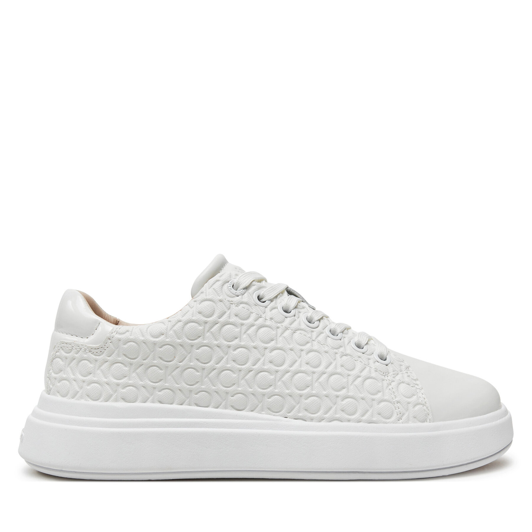Sneakers Calvin Klein Cupsole Lace Up Saff Mono HW0HW02103 Weiß Sneakers Calvin Klein Cupsole Lace Up Saff Mono HW0HW02103 Weiß von Calvin Klein