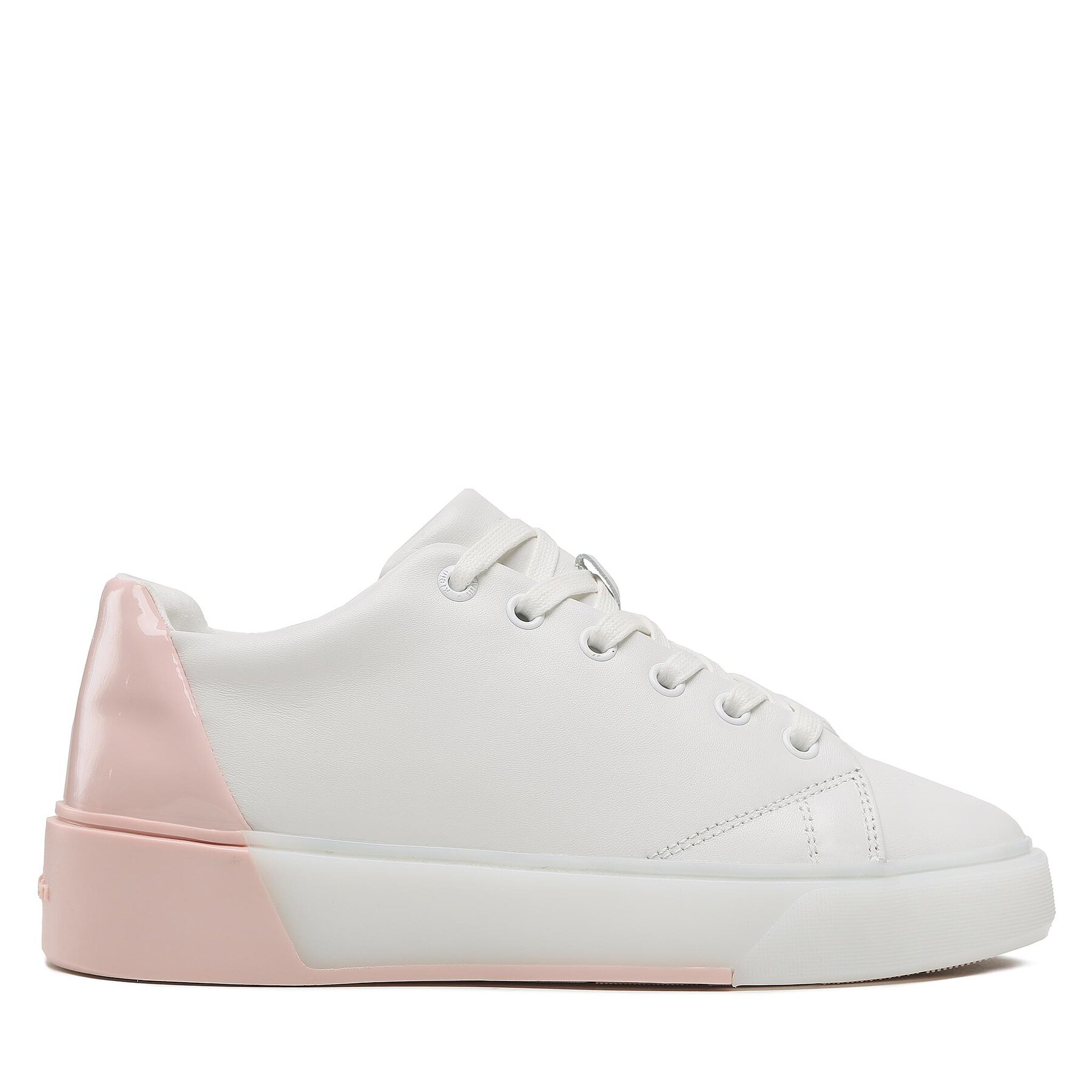 Sneakers Calvin Klein Heel Counter Cupsole Lace Up HW0HW01378 White/Sepia Rose 0LF von Calvin Klein