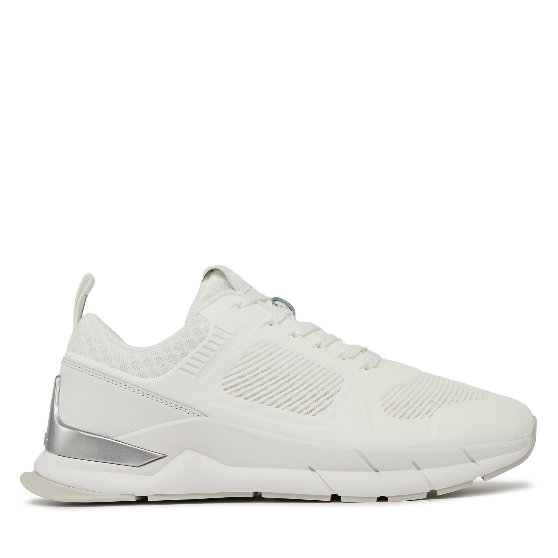 Sneakers Calvin Klein Low Top Lace Up Tech HM0HM01283 Triple White 0K4 von Calvin Klein