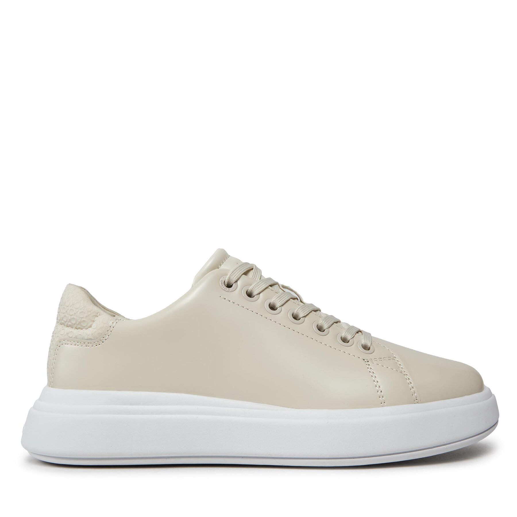 Sneakers Calvin Klein Raised Cup Lace Up Nano Mono Bt HW0HW01878 Dk Ecru ACG von Calvin Klein