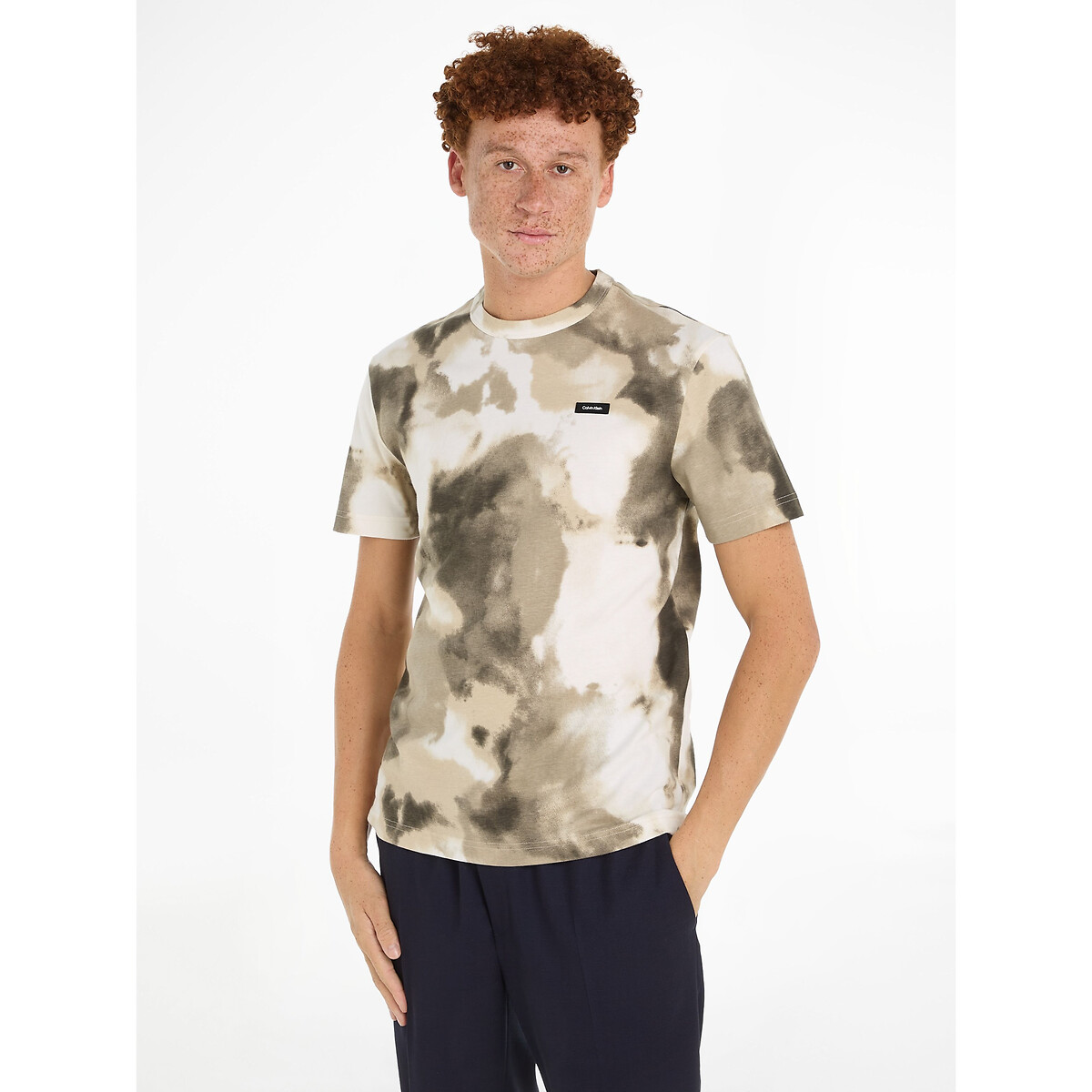 T-Shirt, Camouflagemuster von Calvin Klein