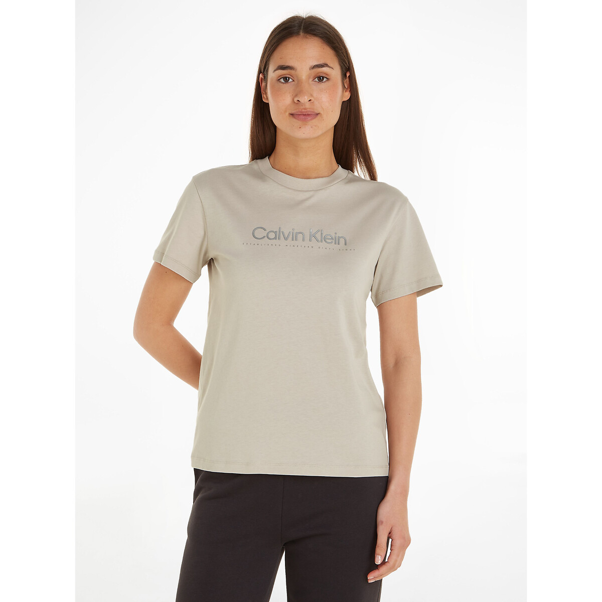 T-Shirt mit rundem Ausschnitt von Calvin Klein