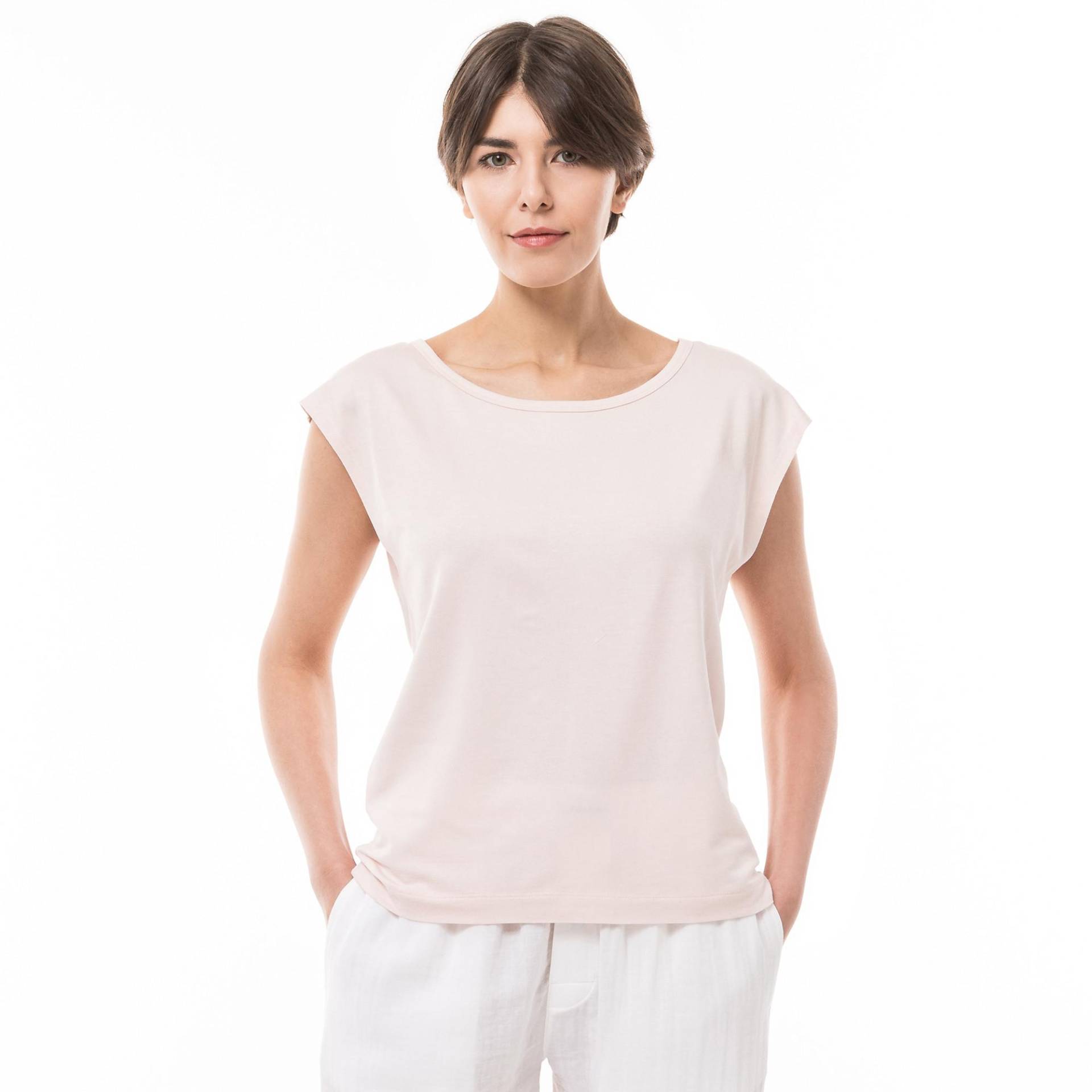 T-shirt, Kurzarm Damen Pink L von Calvin Klein