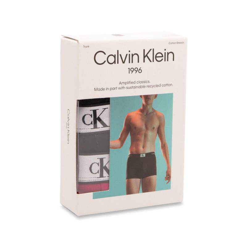 Triopack, Boxershorts Herren Black S von Calvin Klein