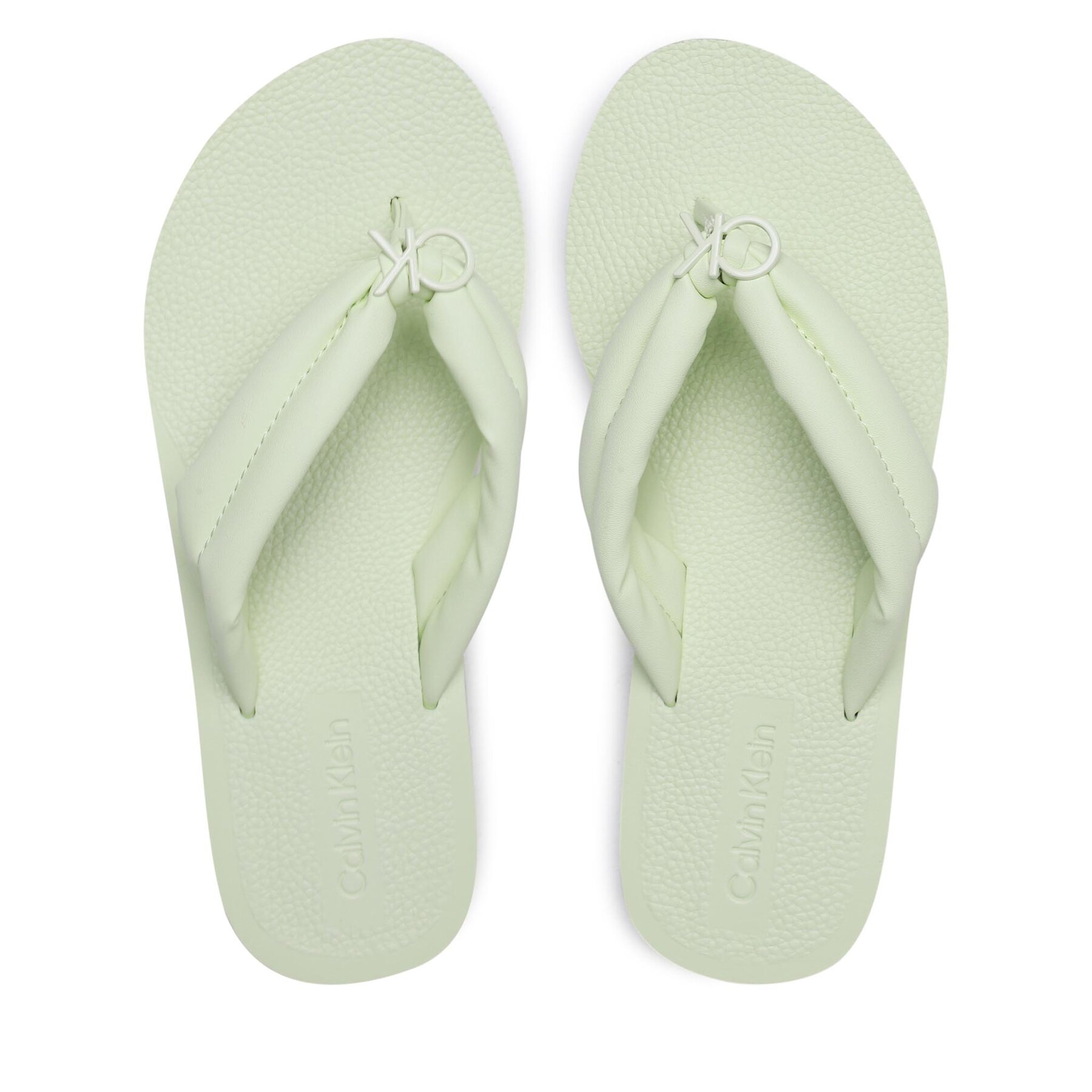 Zehentrenner Calvin Klein Flatform Flip Flop W/Hw HW0HW01503 Spirit Green LKM von Calvin Klein