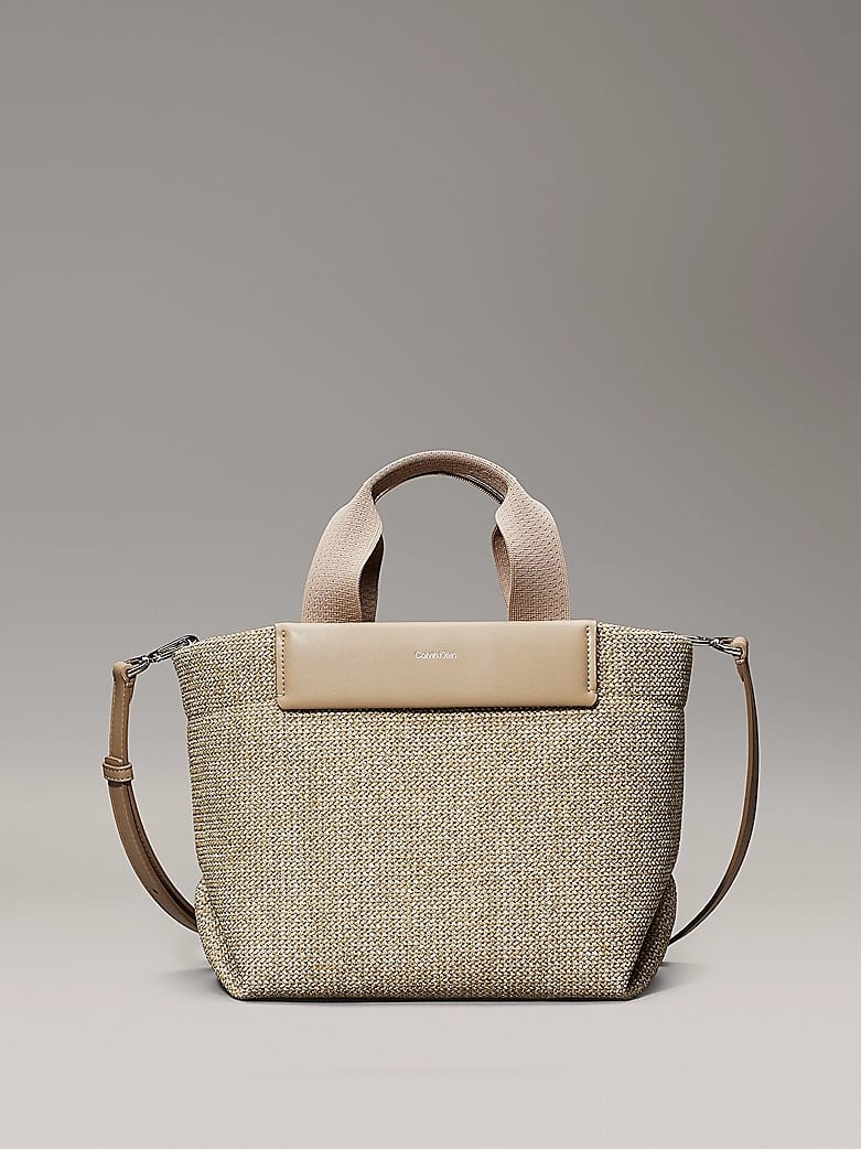 Calvin klein CK RAFFIA SMALL TOTE CROSSBODY-0 Einmalige Grösse von Calvin klein