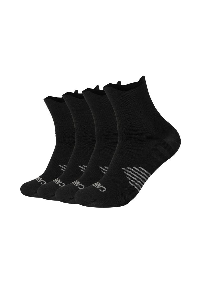 Camano Kurzsocken »function«, (4er Pack), Performance, Multi Sportsocken, Fussgewölbe-Stütze, gepolsterte Sohle von Camano