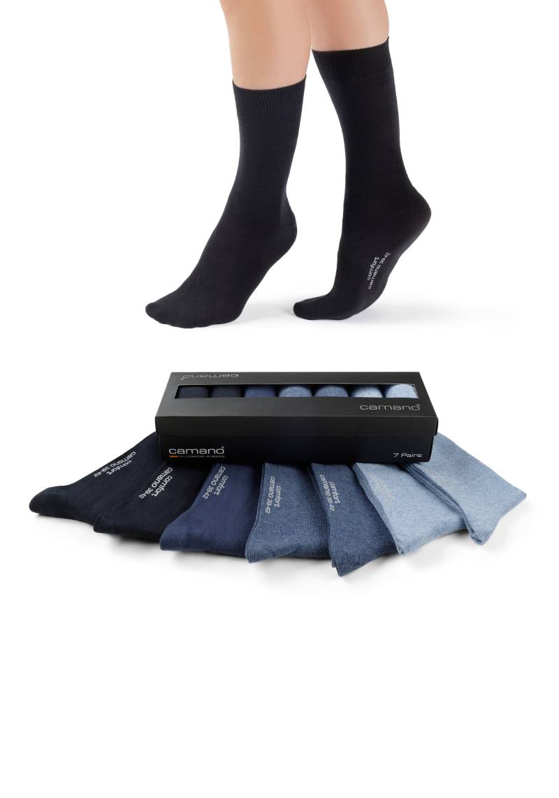 Camano Langsocken »comfort«, (7er Pack), in langer Form, mit Geschenkbox von Camano