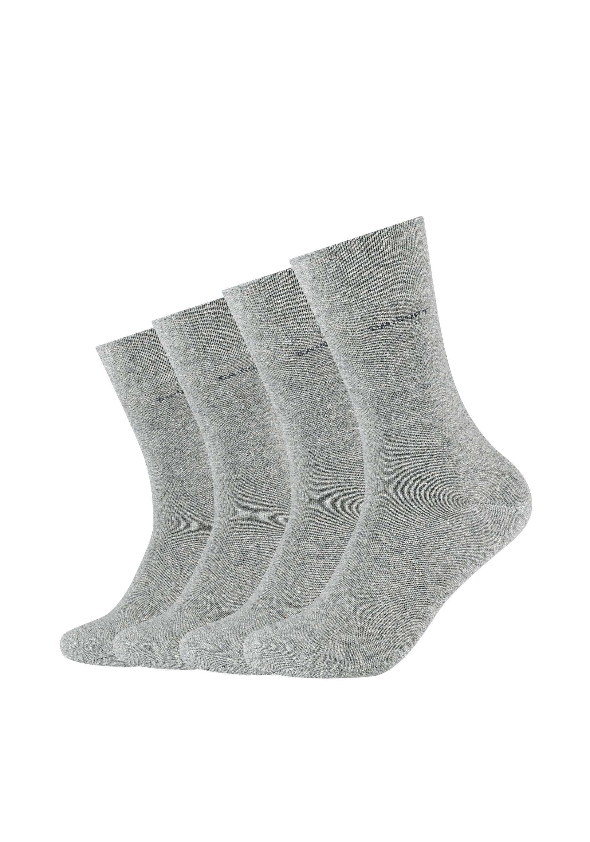 Camano Socken, (Packung, 4 Paar), Mit verstärktem Fersen- und Zehenbereich