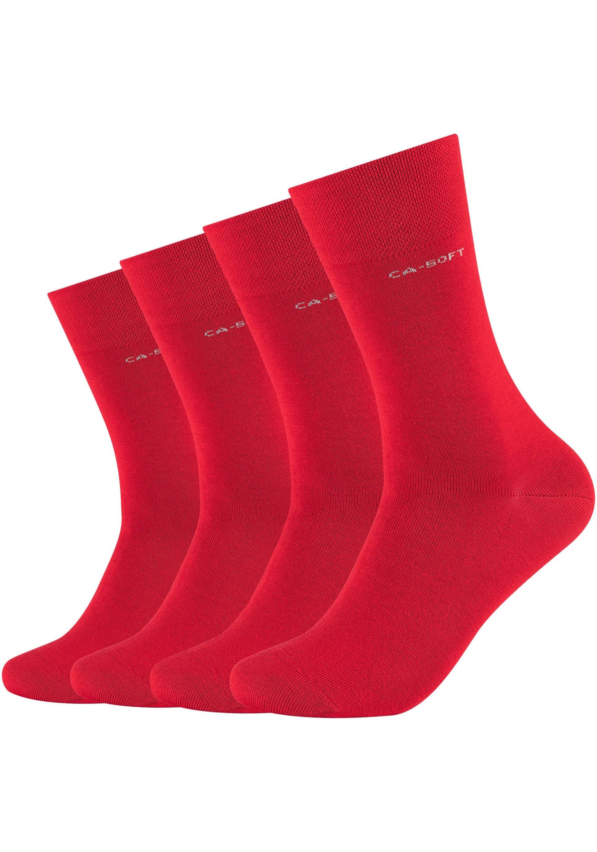 Camano Socken »ca-soft«, (4 Paar), mit verstärktem Fersen- und Zehenbereich von Camano