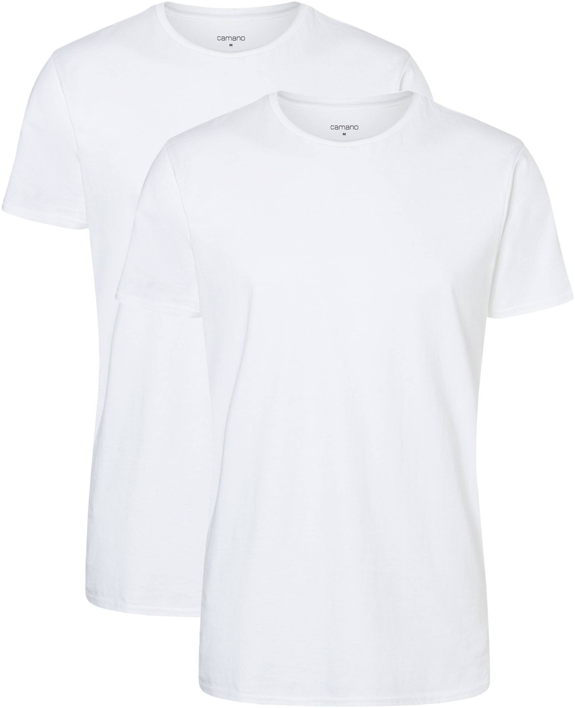 Camano T-Shirt »comfort«, (2er Pack), mit Rundhalsausschnitt von Camano