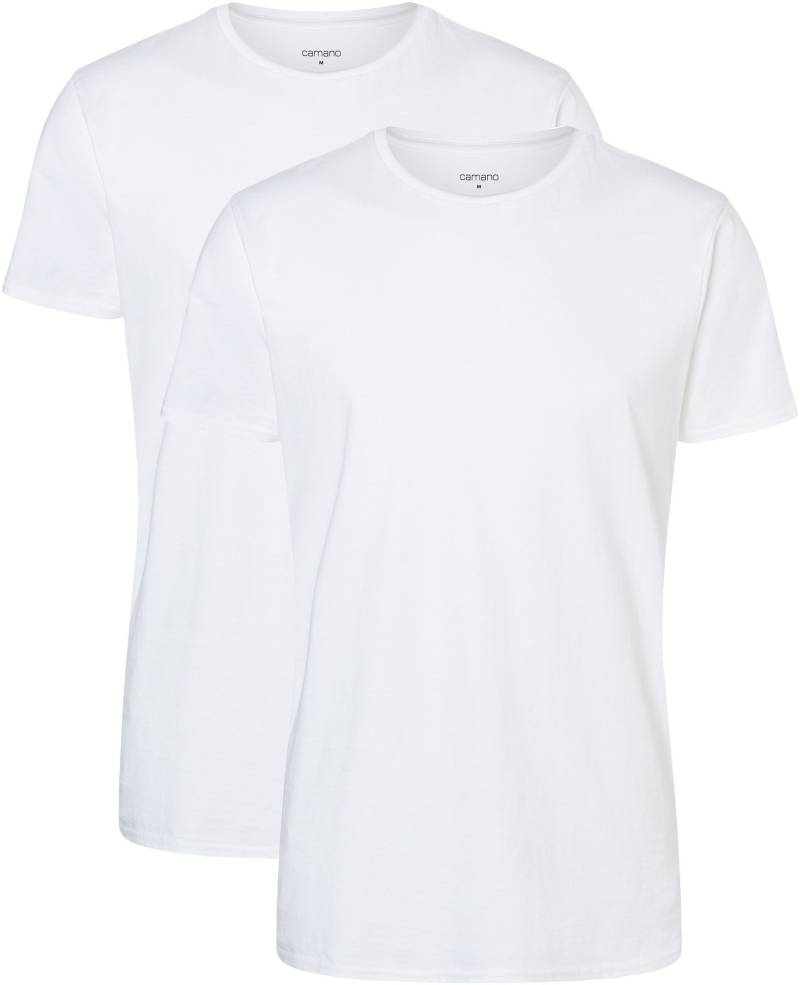 Camano T-Shirt »comfort«, (2er Pack), mit Rundhalsausschnitt von Camano
