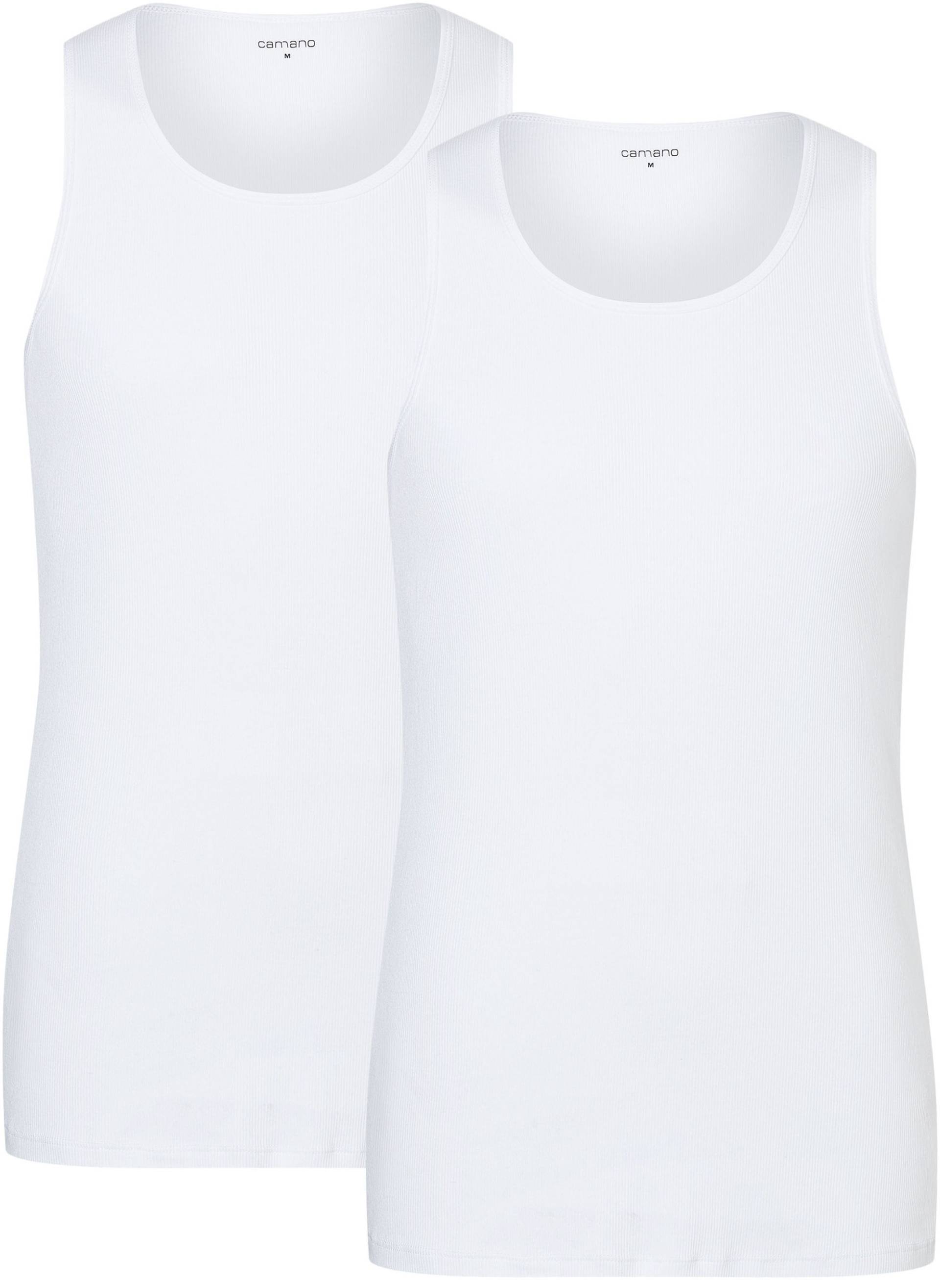 Camano Unterhemd »comfort«, (2er Pack), mit tiefem Rundhals von Camano