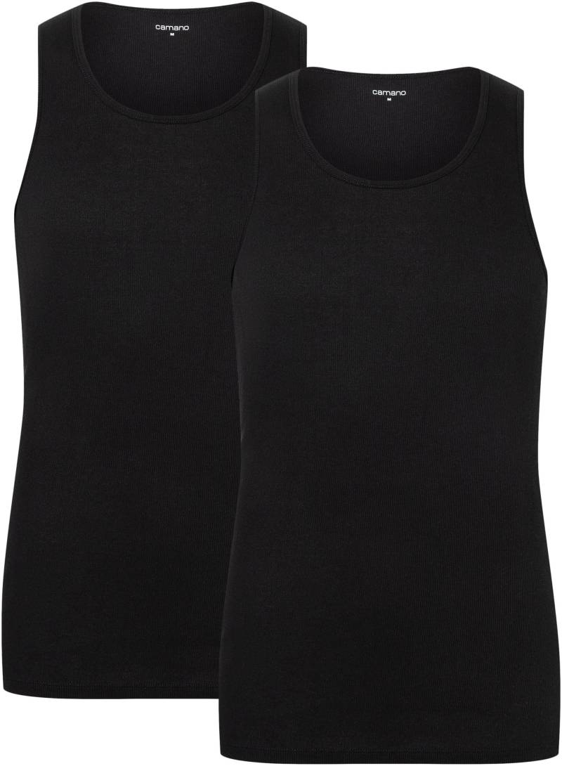 Camano Unterhemd »comfort«, (2er Pack), mit tiefem Rundhals von Camano