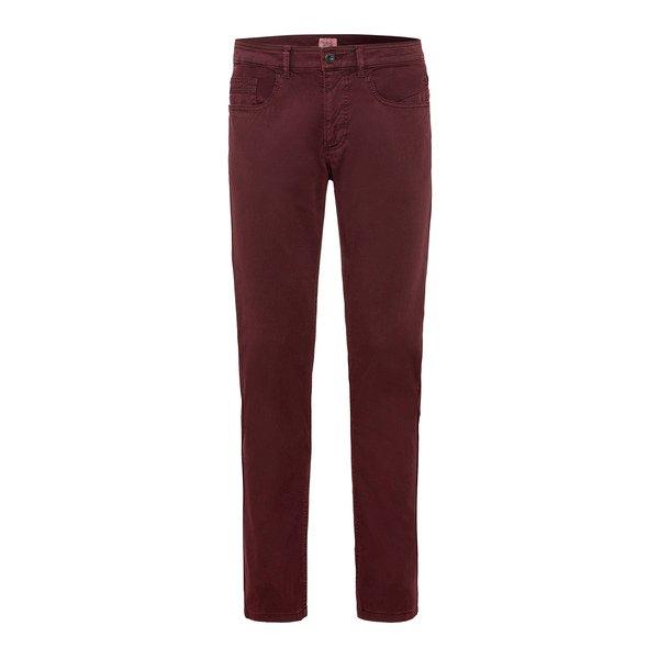 5-pocket Hose, Slim Fit Herren Bordeaux  L32/W31 von Camel Active