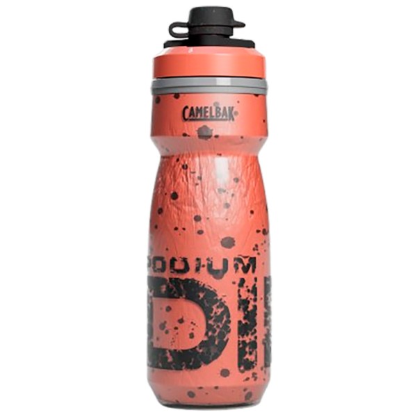 Camelbak - Podium Dirt Chill - Bidon Gr 600 ml rot von Camelbak