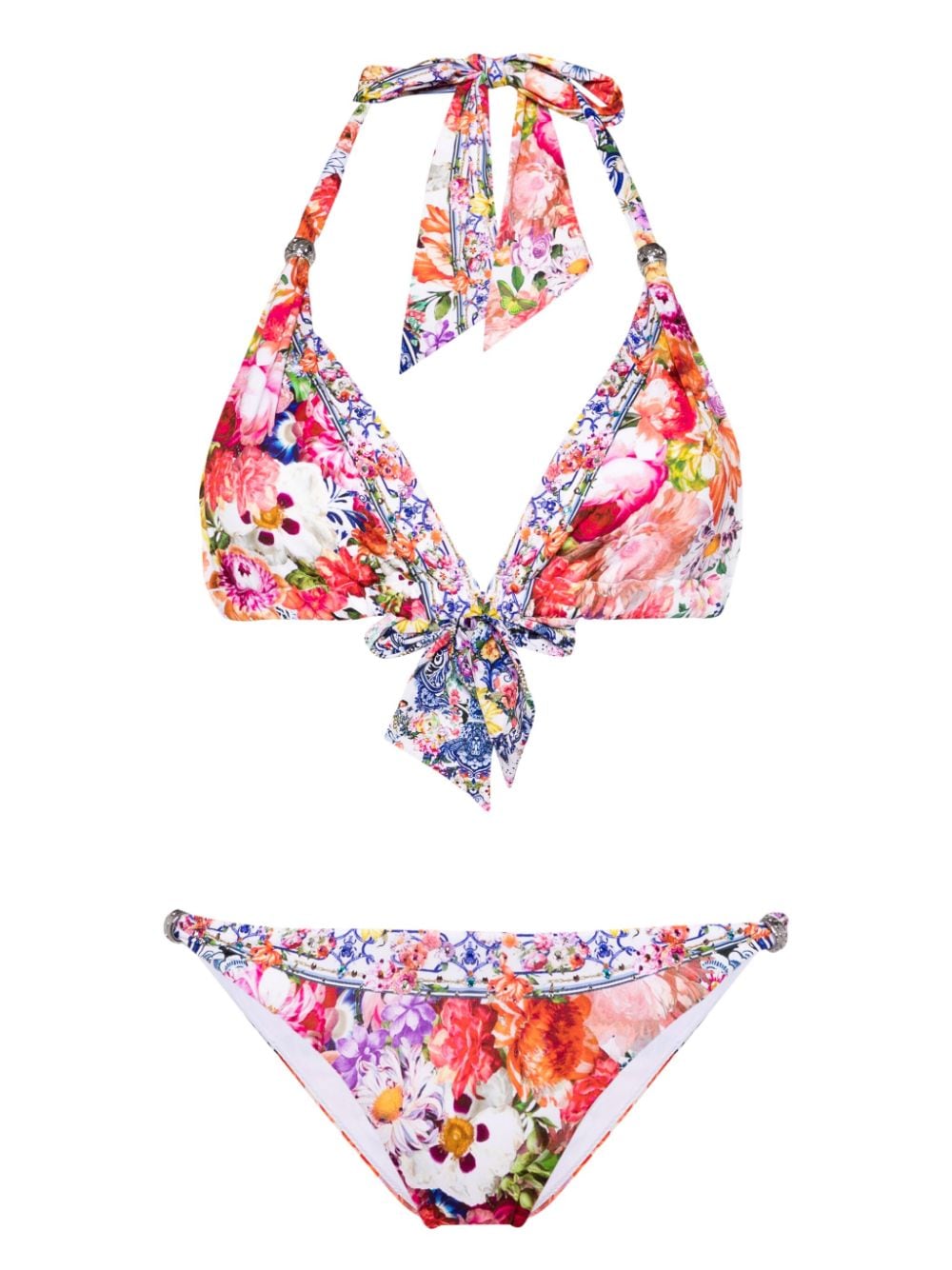 Camilla Dutch Is Life floral-print bikini - White von Camilla