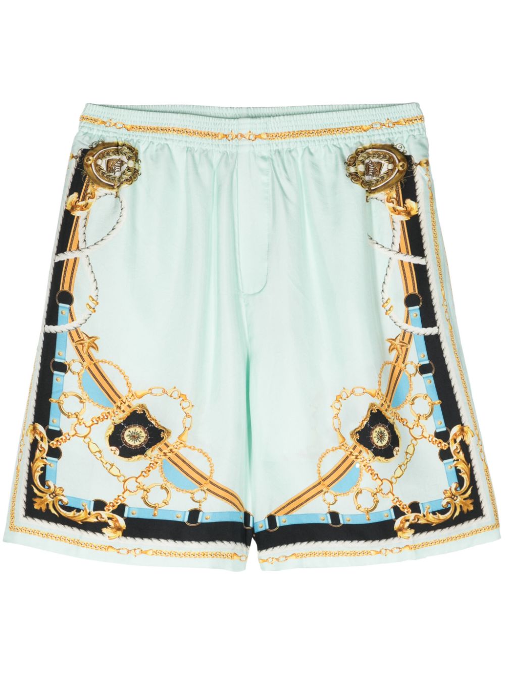 Camilla Sea Charm silk bermuda shorts - Green von Camilla