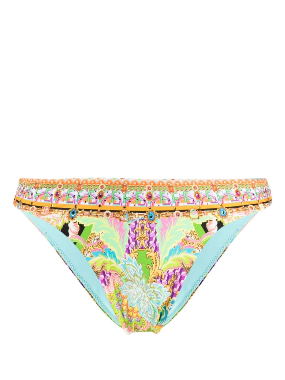 Camilla Sundowners In Sicily high-leg bikini bottoms - Multicolour von Camilla