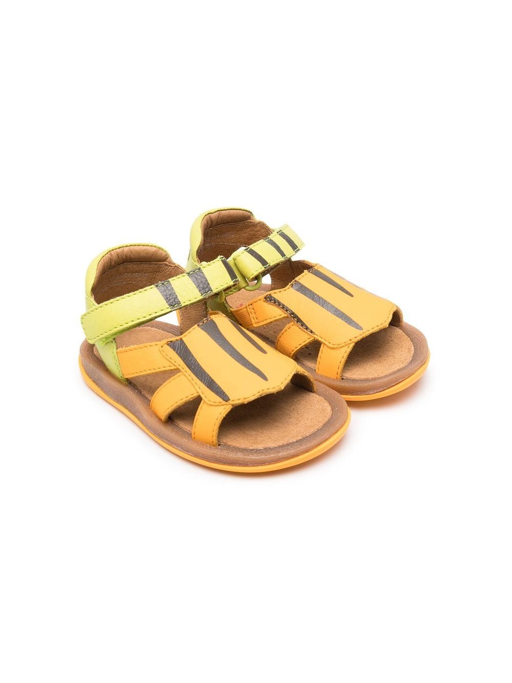 Camper Kids Bicho leather sandals - Orange von Camper Kids