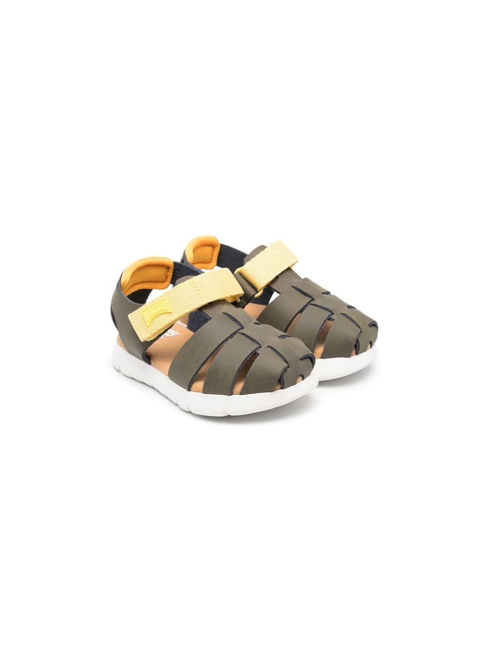 Camper Kids Orgua leather sandals - Green von Camper Kids