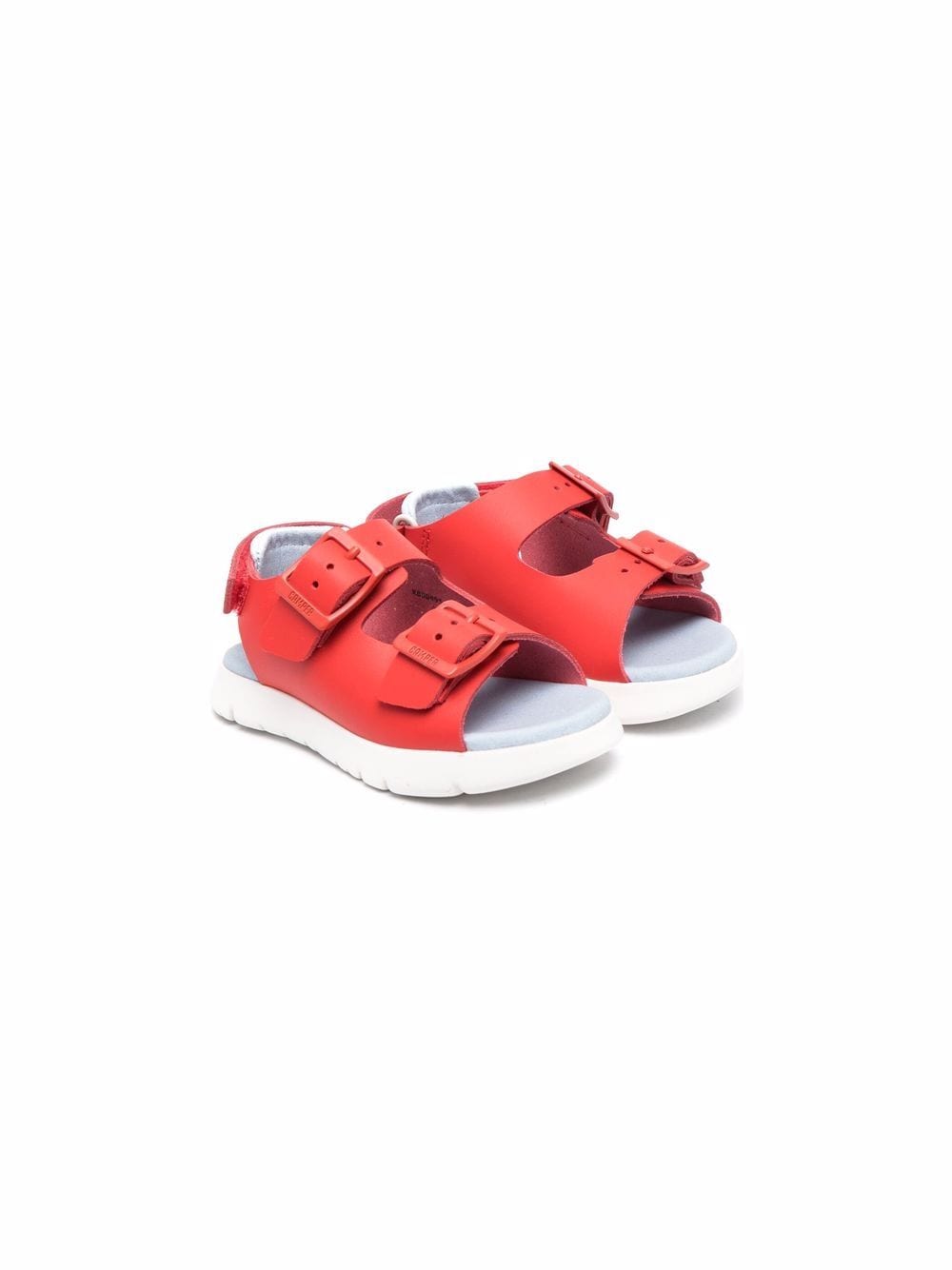 Camper Kids Oruga buckled flat sandals - Red von Camper Kids