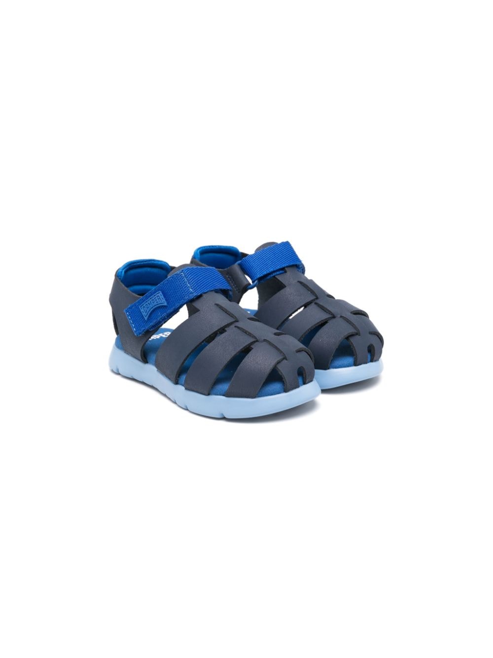 Camper Kids Oruga leather sandals - Blue von Camper Kids