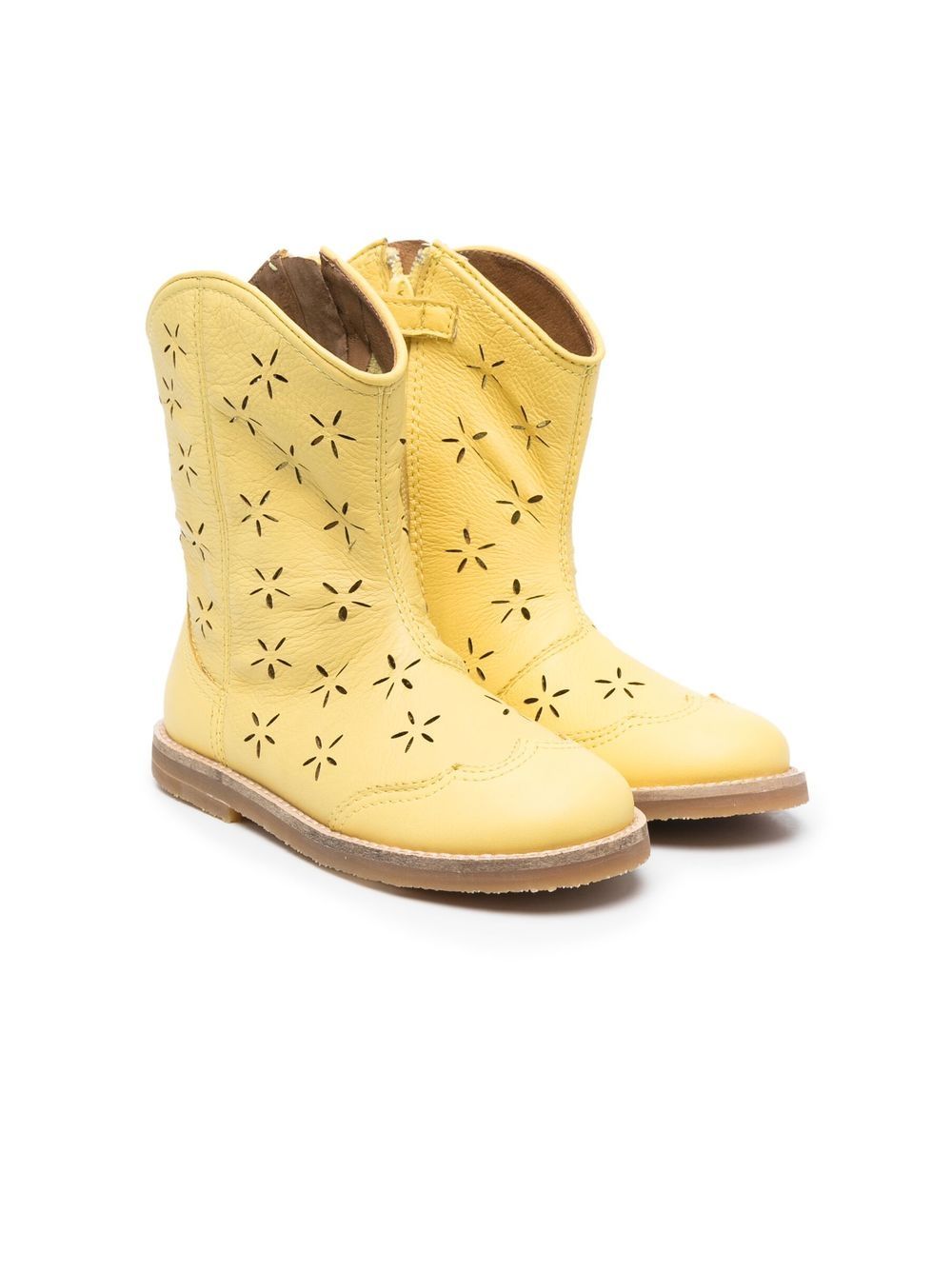 Camper Kids Savina perforated ankle boots - Yellow von Camper Kids