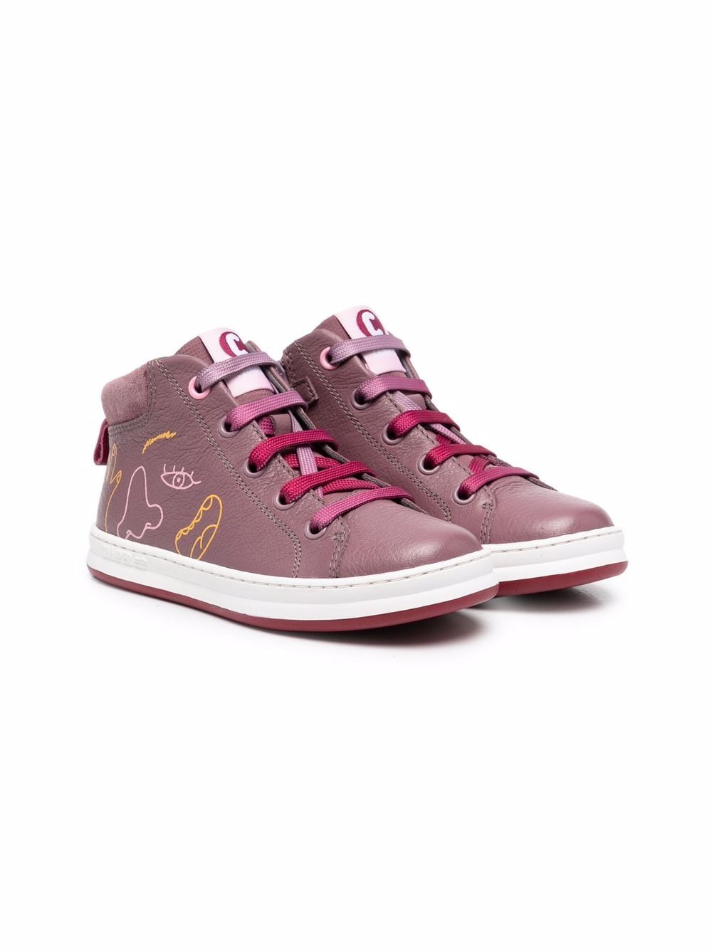 Camper Kids TWS abstract-print sneakers - Pink von Camper Kids