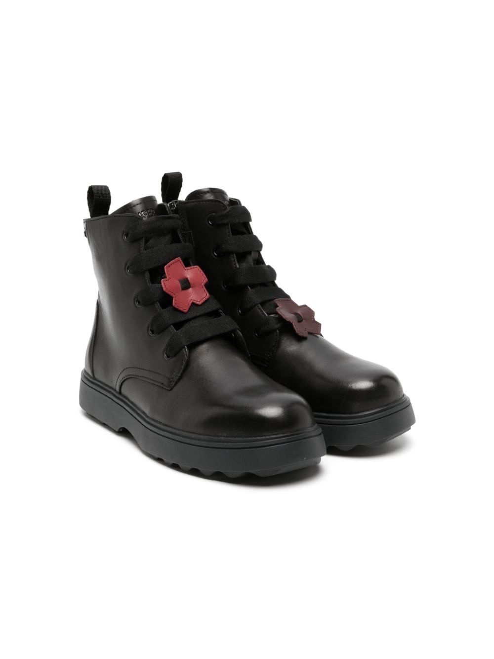 Camper Kids Twins leather ankle boots - Black von Camper Kids