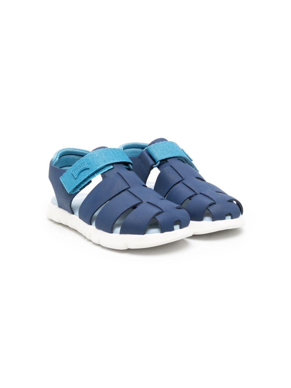 Camper Kids caged-design touch-strap sandals - Blue von Camper Kids